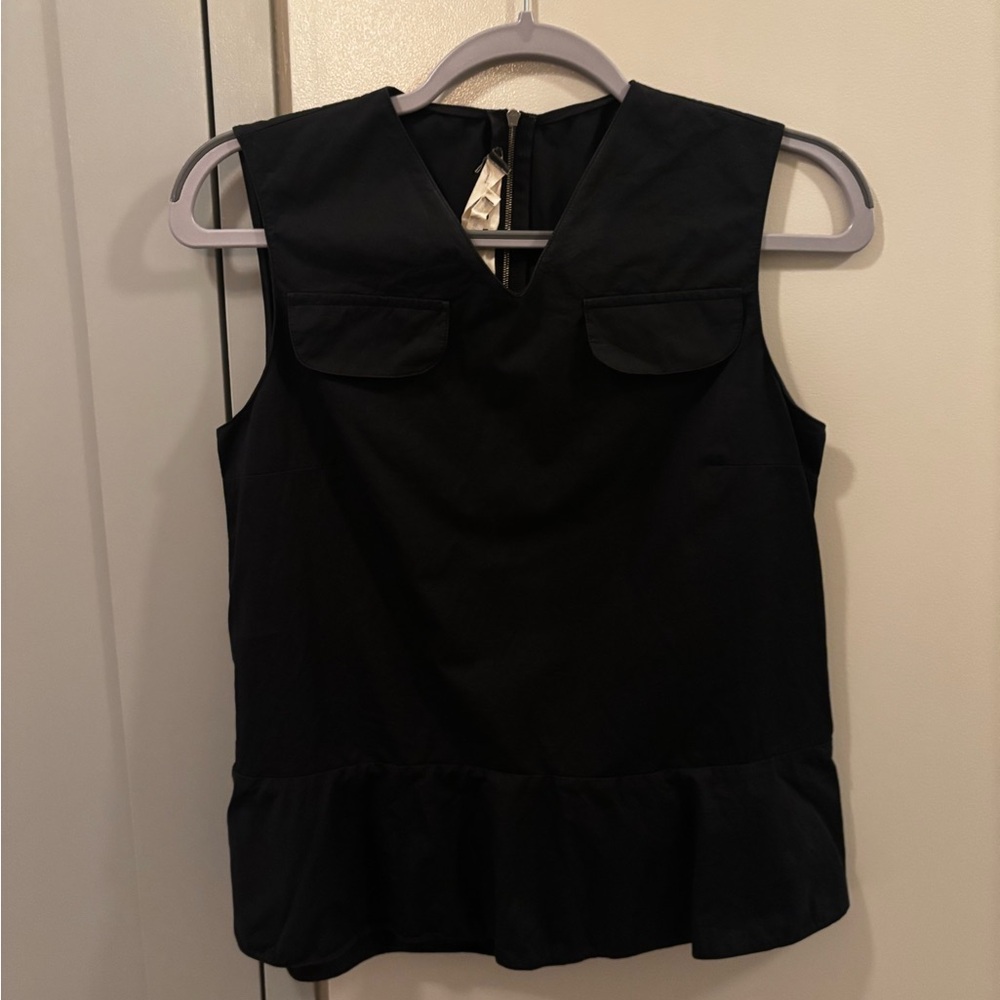 Elegant Marni Black Sleeveless Top